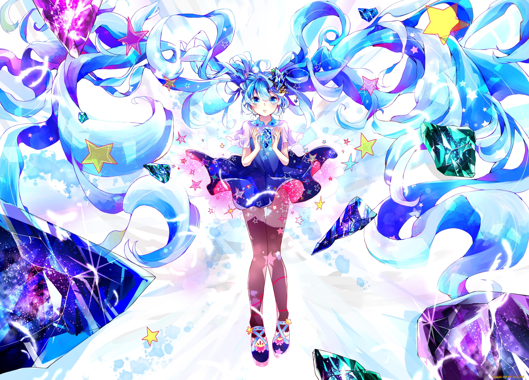 , vocaloid, hoshino, kisora, , hatsune, miku, , 